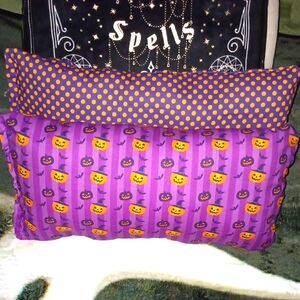 Purple Halloween Themed Pillows-hand Crafted